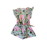 Country Road Floral Jumpsuit with Belt