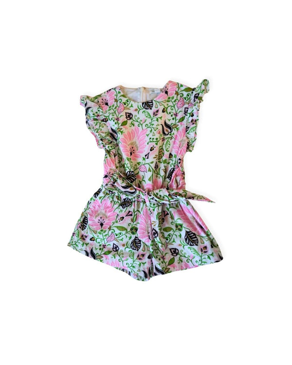 Country Road Floral Jumpsuit with Belt