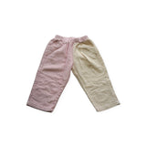 Ziggy Lou Pink Crème Logo Cord Pants