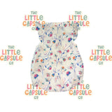 Tiny Twig Floral Cotton Playsuit