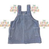 Seed Cord Overall Dress