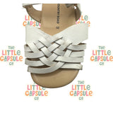 Country Road White Sandals