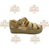 Walnut Melbourne Rubber Taupe Sandals