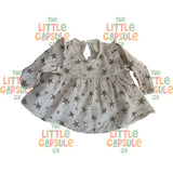 Rylee + Cru Star Print Dress & Bloomers Set