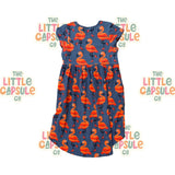 Minti Flamingo Hi-Low Dress