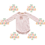 Bencer & Hazelnut Dot Romper