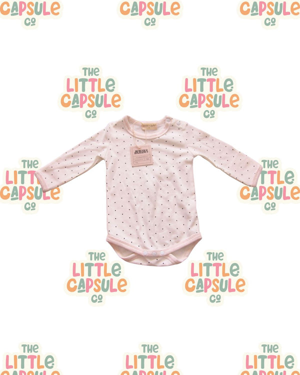 Bencer & Hazelnut Dot Romper