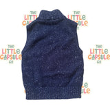 Wilson + Frenchy Blue Fleck Vest