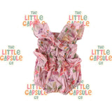 Origami Floral Playsuit