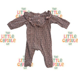 Fox & Finch Pink Leopard Playsuit