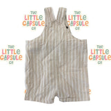 Jack & Milly Beige & White Overalls