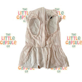 Nautica Pet Pink & White Stripe Top