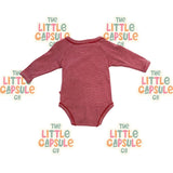 Marquise Red & White  Bodysuit