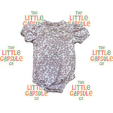 Huxbaby Mauve Floral Bodysuit