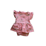 Snuggle Hunny Pink Floral Dress