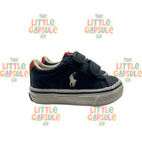 Polo Navy Blue Leather Street Shoes