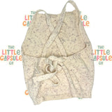 Jamie Kay Cream Knit Top with Purple Fleck