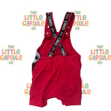 Cracked Soda Red Dungarees