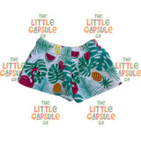 Tropical Terry Cloth Shorts