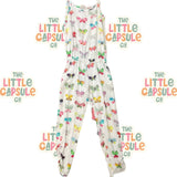 Alex & Ant White Butterfly Playsuit