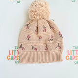 Jamie Kay Thick Knit Beanie with Pom Pom