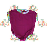 Our Little Legend Magenta Romper