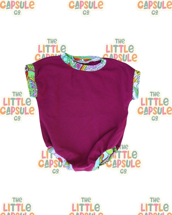 Our Little Legend Magenta Romper