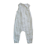 Quincy Mae Taupe Stripe Jumpsuit