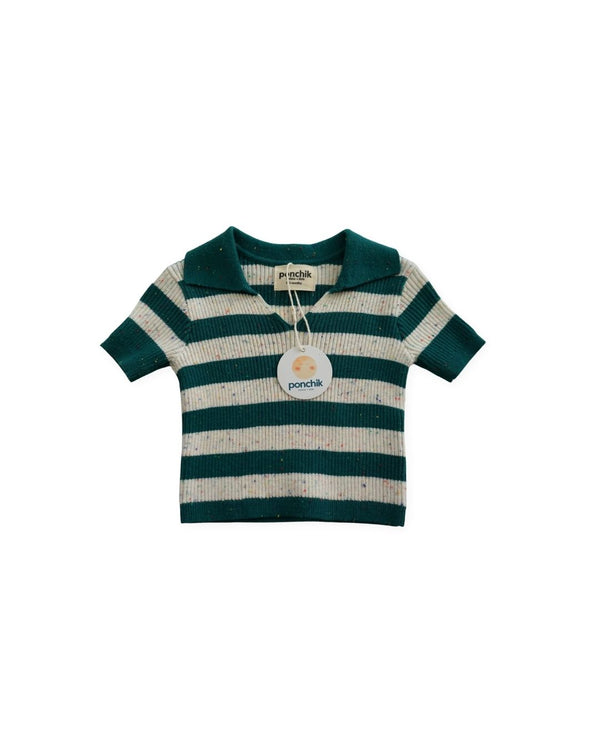 Ponchik Green & Cream Polo