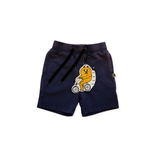Minti Navy Cotton Shorts