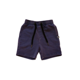 Minti Navy Cotton Shorts