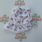 Pink Floral Bonnet