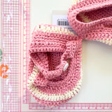 Dlux Pink Crochet Booties