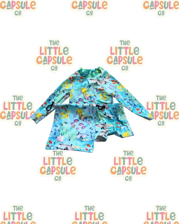 Cheeky Chickadee Koala Swim Set with Bag