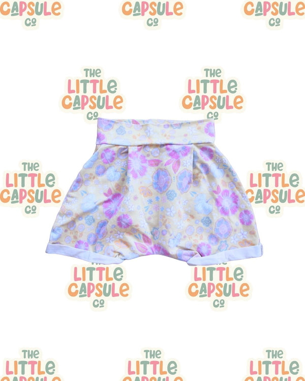 Holly Jackson Art Lemon Floral Shorts
