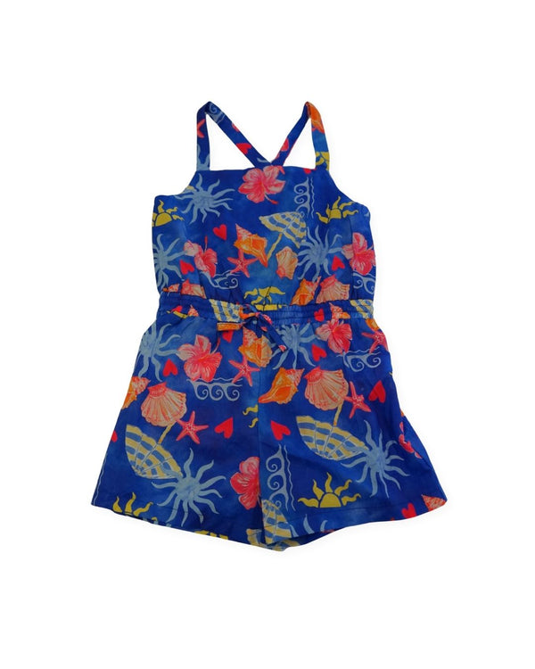 Seafolly Blue Sea Print Playsuit