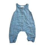 Marlow & Mae Raw Cotton Blue Overalls