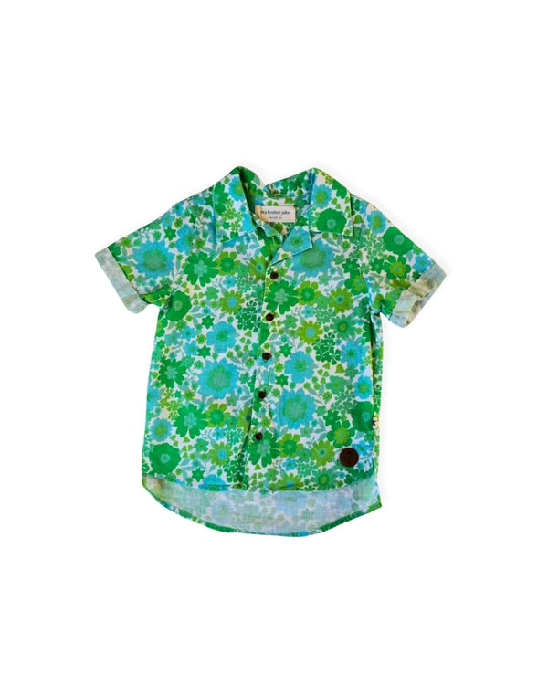 My Brother John Floral Button-Up Shirt