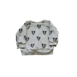 Tobias & the Bear Badger Print Jumper