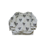 Tobias & the Bear Badger Print Jumper