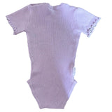 Ziggy Lou Purple Rib Bodysuit