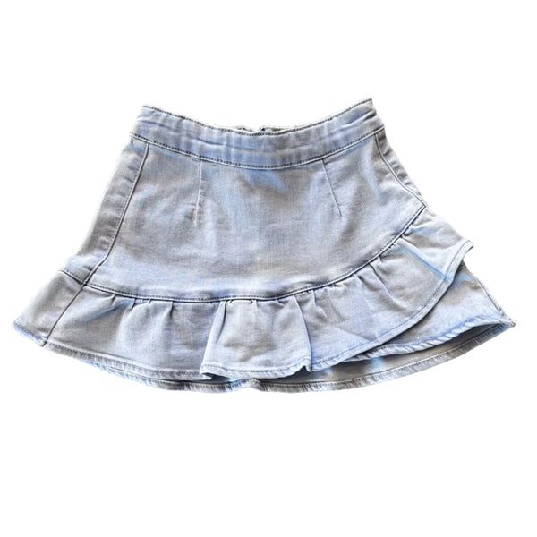 Seed Denim Frill Skirt