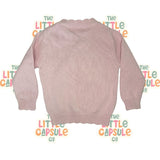 La Sienna Pink Knit Jumper & Floral Bottom Set