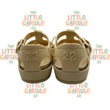 Walnut Melbourne Rubber Taupe Sandals