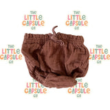 Jamie Kay Brown Top & Bloomer Set