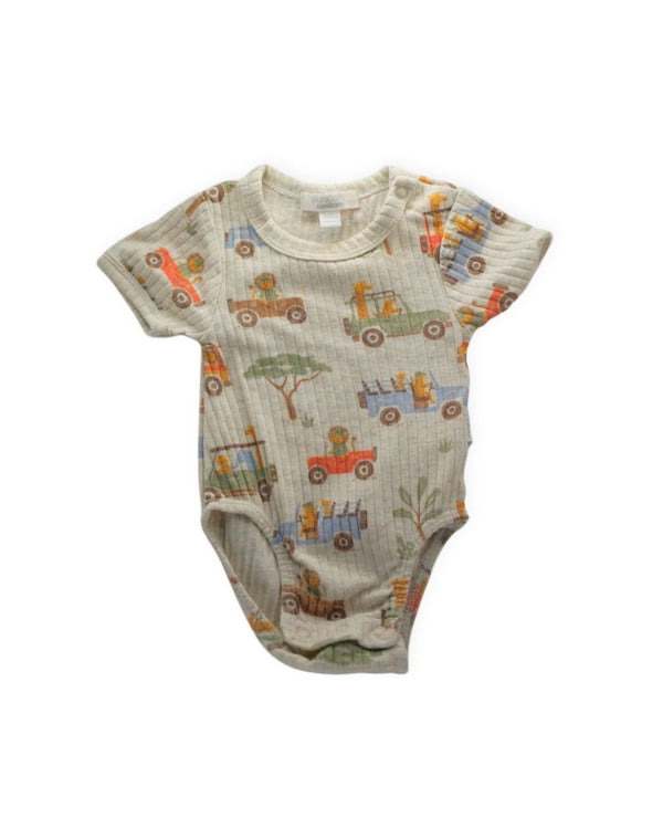 Purebaby Cotton Truck Bodysuit