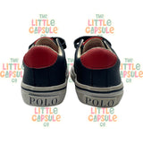 Polo Navy Blue Leather Street Shoes