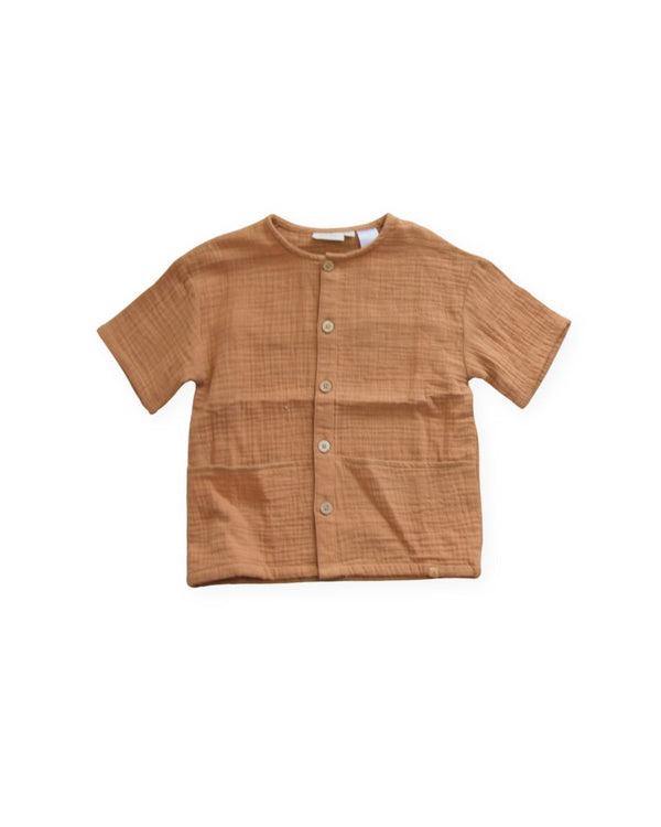 Lil’ Atelier Brown Shirt