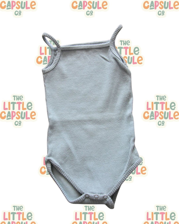 Bonnie & Carla Steel Green Bodysuit