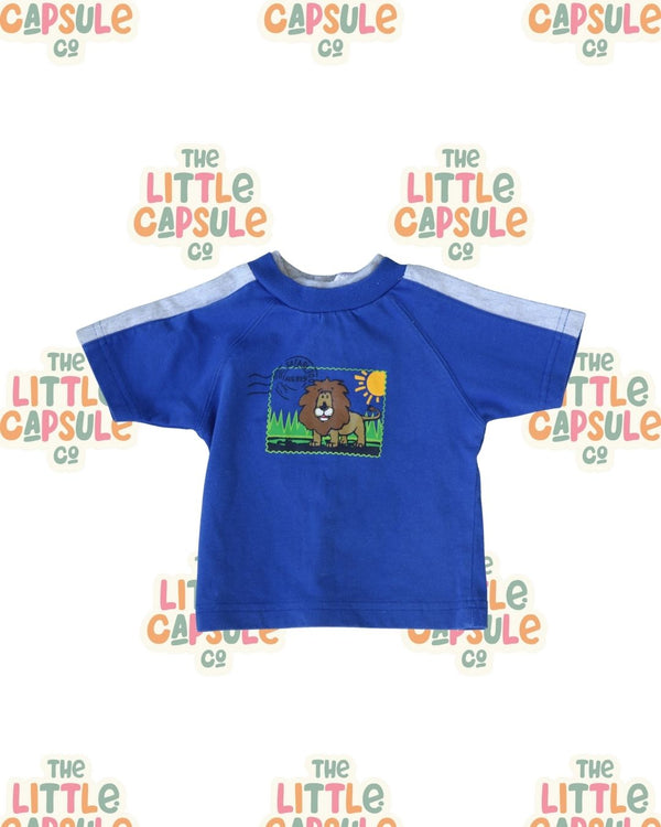 Simply Basic Blue Lion Tee